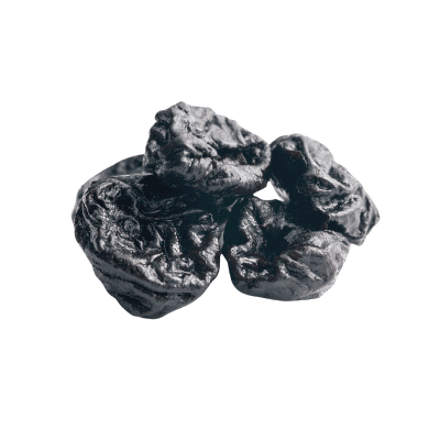 a pile of dried plums
